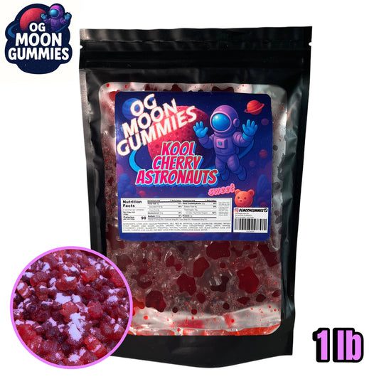 OGMoonGummies Viral Kool Cherry Astronauts - 1lb - Cherry Sweet Gummy Bears