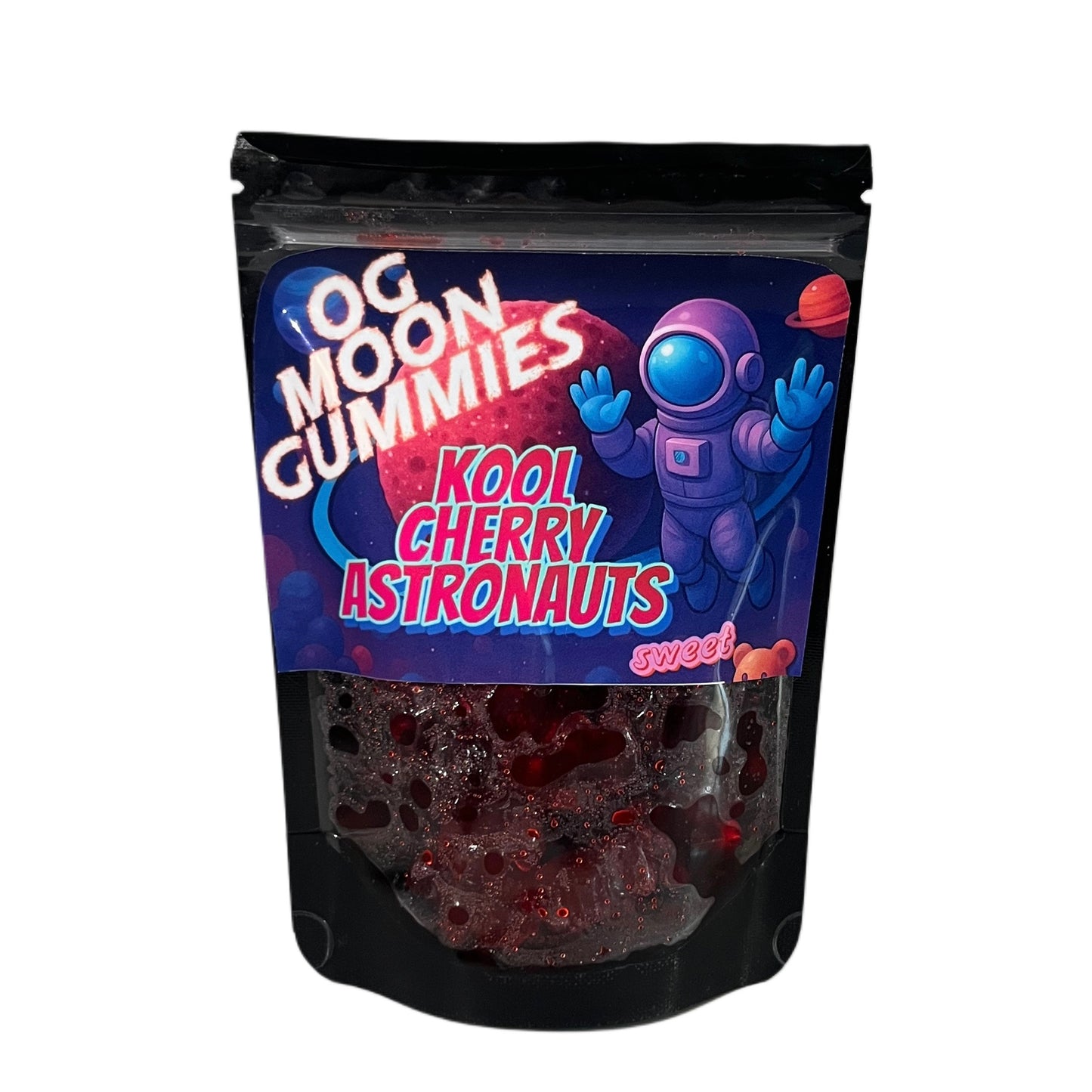 OGMoonGummies Viral Kool Cherry Astronauts - 4oz - Cherry Sweet Gummy Bears